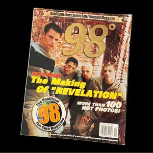 98 Degrees Vintage Gold Collectors Series Entertainment Magazine 2000 Boy Band